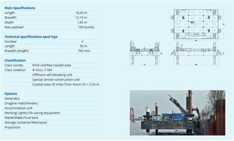 modular pontoon jack  barge