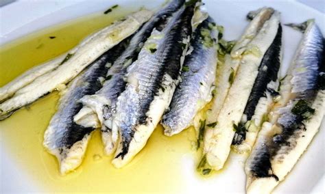 Boquerones Spanish Anchovies With Garlic And Olive Oil The Spanish