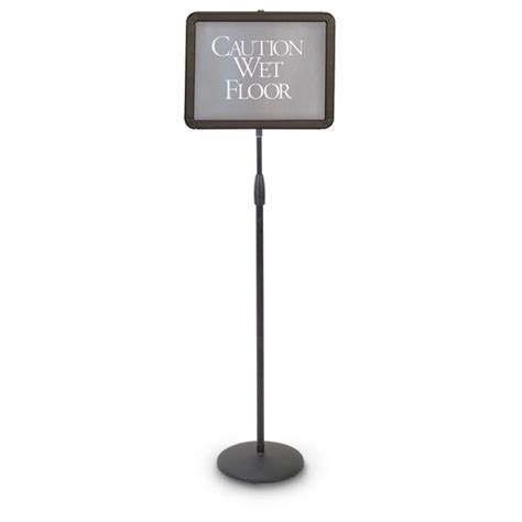 Adjustable Pedestal Sign Holders