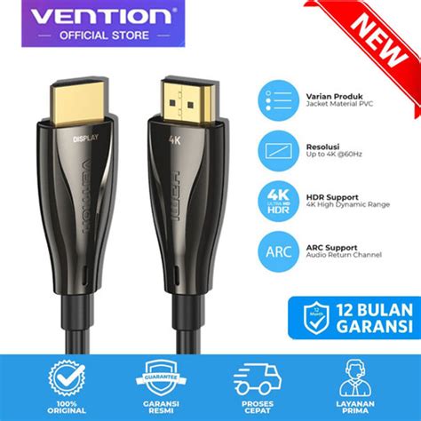 Jual Vention Kabel Hdmi Fiber Optic Active Male To Male K Uhd Hdr