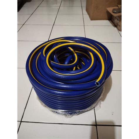 Jual Selang Gas Lpg Biru Kawat Per 1 Meter Anti Tikus Shopee Indonesia