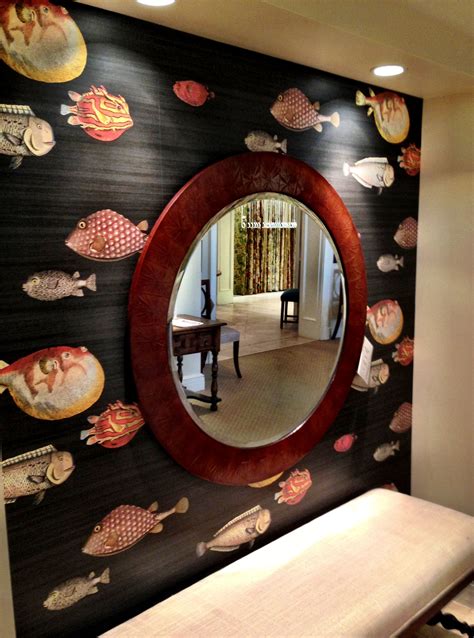 Bgd D Dbuilding Loving Fish Wallpaper Leejofa Fornasetti Wallpaper