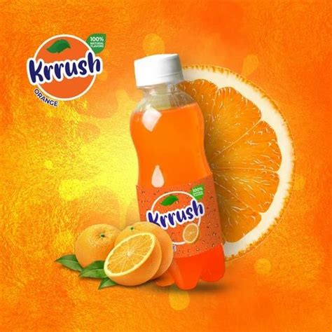 Soft Drink Coca Cola KRRUSH ORANGE SODA 250 ML Liquid Packaging Type