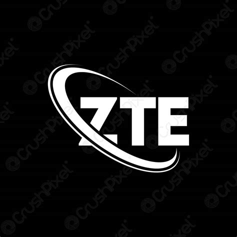 ZTE logo. ZTE letter. ZTE letter logo design. Initials ZTE - stock ...