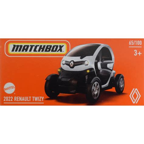 Matchbox 2022 Renault Twizy Bijeli Mali Auto U Papirnatoj Kutiji 1 64