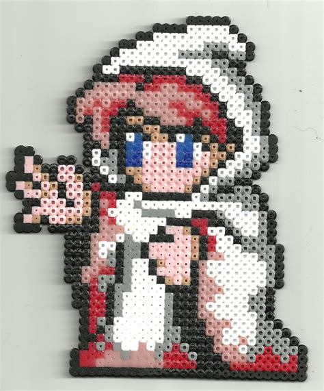 Large FF1 White Mage by Ravenfox-Beadsprites on DeviantArt