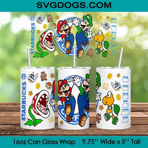 Mario And Luigi Highfive Glass Wrap Png