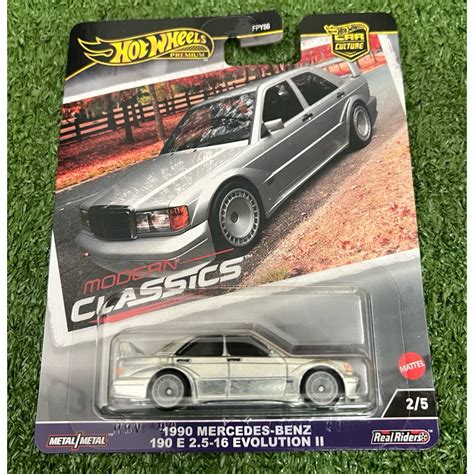 Hot Wheels Premium Car Culture Modern Classics 1990 Mercedes Benz 190 E 2 5 16 Evolution II