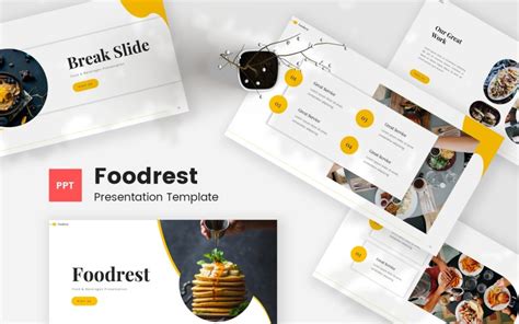 Foodrest — Modèle Powerpoint De Nourriture Templatemonster