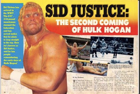 Wrestling Magazine On Twitter Sid Justice The Second Coming Of Hulk