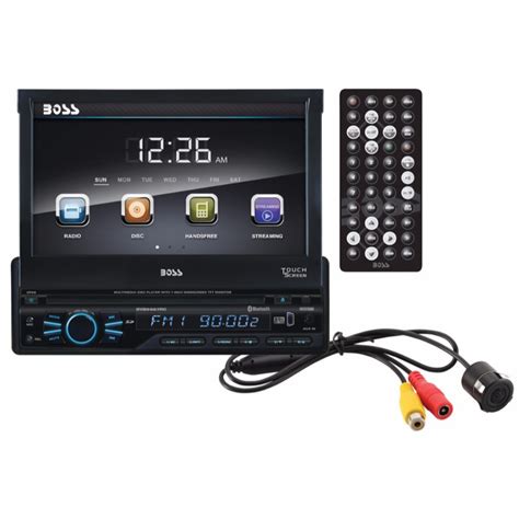 Boss Audio BVB9967RC Single DIN 7 Flip Out In Dash DVD CD SD AM FM