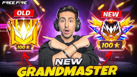 New Grandmaster Vs Old Grandmaster😍🤯100⭐️stars 4 Vs 4 Free Fire India