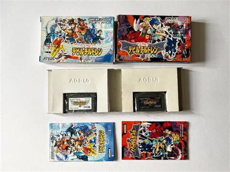 Gba 真・女神転生 デビルチルドレン 光 闇の書セット ゲームボーイアドバンス メルカリ