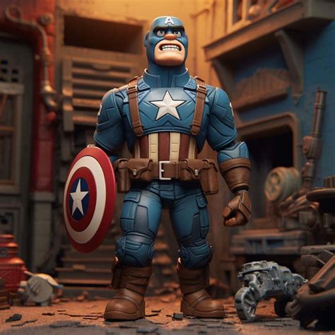 Супергерои Marvel как глиняные фигурки | Пикабу
