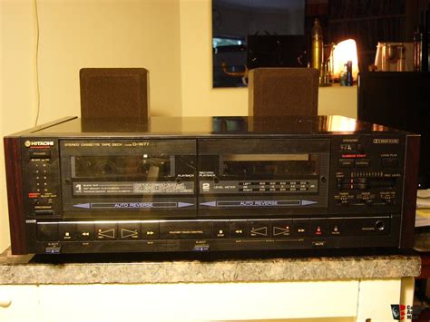 Hitachi D W77 High Ish End Dual Cassette Deck For Sale Canuck Audio