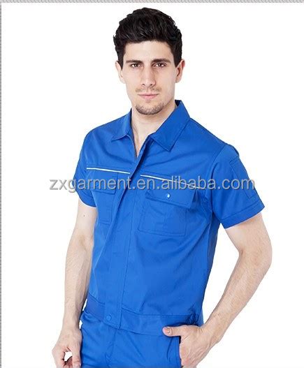 Summer Short Sleeve Maintenance Uniforms Oem Wholesale Manufacturer