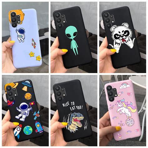 Capa De Celular Flexível De Silicone Desenho De Astronauta Alien