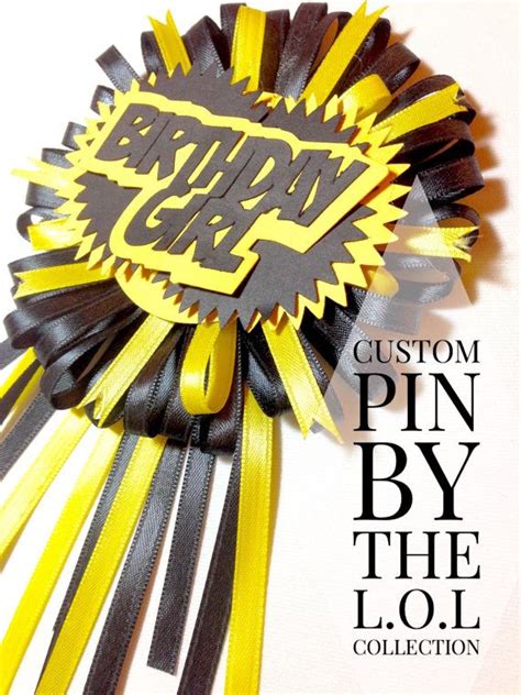 Superhero Birthday Pin Comic Birthday Pin Party Supplies Corsage