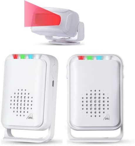 Wireless Motion Sensor Detector Door Chime Monitor Doorbell Alarm For