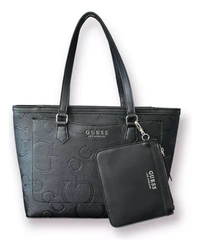 Bolsa Tipo Tote Marca Guess Color Negro Meses sin interés