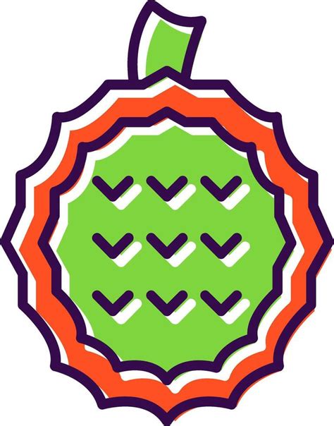 Jackfruit Filled Icon Vector Art At Vecteezy