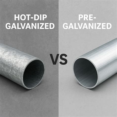 Hot Dip Galvanized Vs Pre Galvanized Steel Differences Pros And Best Uses