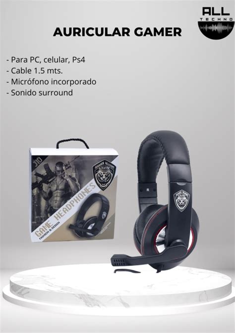 Auricular Gamer All Techno