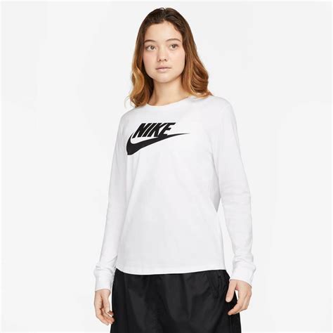 Nike Womens Nsw Essential Long Sleeve White Canex