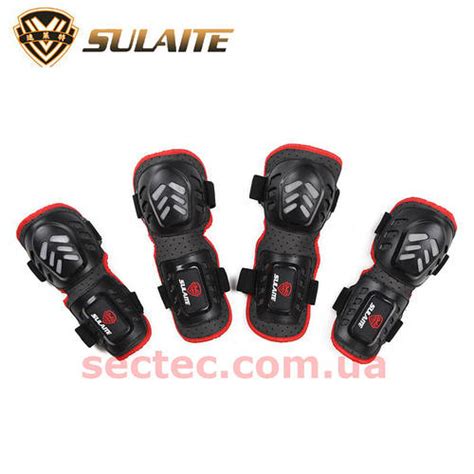 Купить Анатомически удобные мото налокотники+наколенники SULAITE GT-006 ...