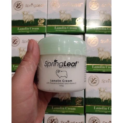 พร้อมส่ง ถูกสุด ครีมรกแกะ ของแท้100 จากออสเตรเลีย Springleaf Lanolin Cream With Placenta And