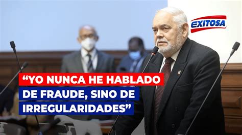 🔴🔵jorge Montoya “yo Nunca He Hablado De Fraude Sino De