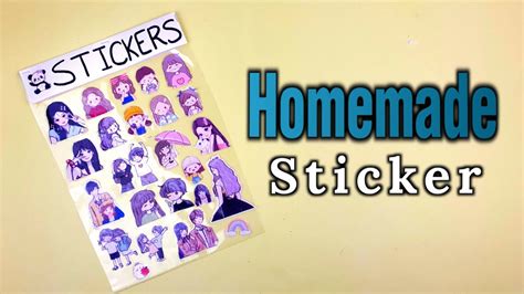 Diy Handmade Stickers Without Double Sided Tape And Sticker Paper