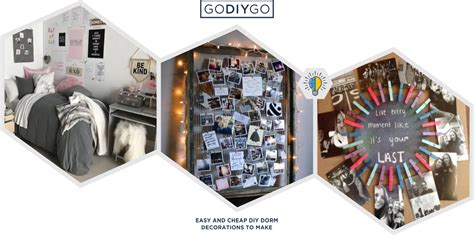 38 Easy And Cheap Diy Dorm Decorations To Make Godiygo Com