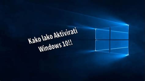 Kako Aktivirati Windows Youtube