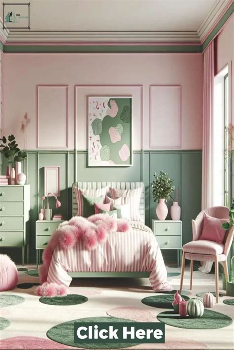 32 Enchanting Pink And Green Bedroom Ideas To Elevate Your Space In