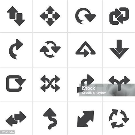 블랙힐스 다른 종류의 화살표 아이콘 화살표에 대한 스톡 벡터 아트 및 기타 이미지 화살표 후진 2015년 Istock