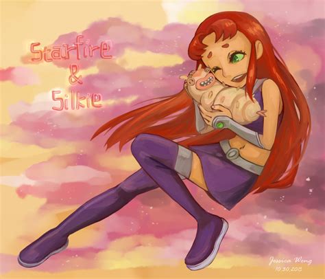 Starfire And Silkie By Shipsong On Deviantart