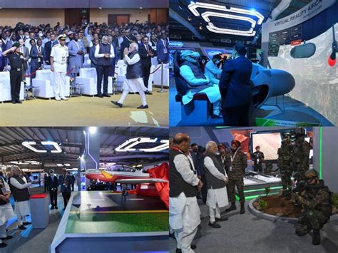 Defence Expo 2022 Images Indian Army Power Seen In Gandhinagar Exhibition Pm Modi Inaugurated