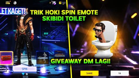 TRIK HOKI SPIN EMOTE SKIBIDI TOILET TERBARU FF YouTube