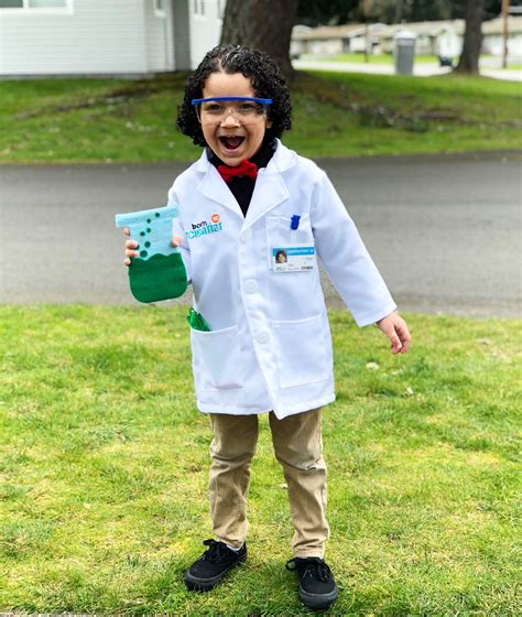 kids scientists costume school career day diy scientist costume