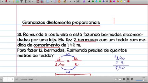 Atividades Sobre Grandezas Diretamente E Inversamente Proporcionais