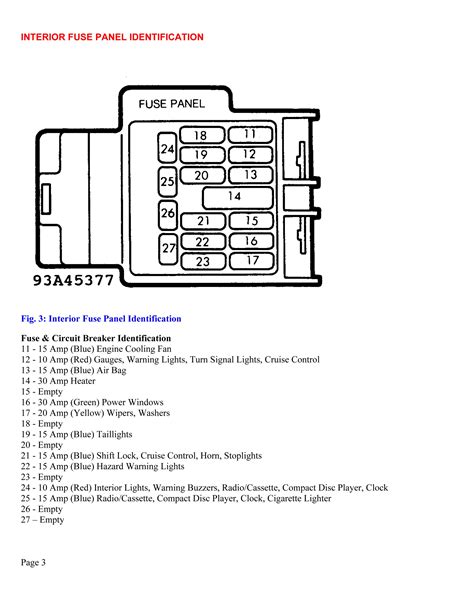 Mazda B2500 Fuse Diagram Wiring Diagram