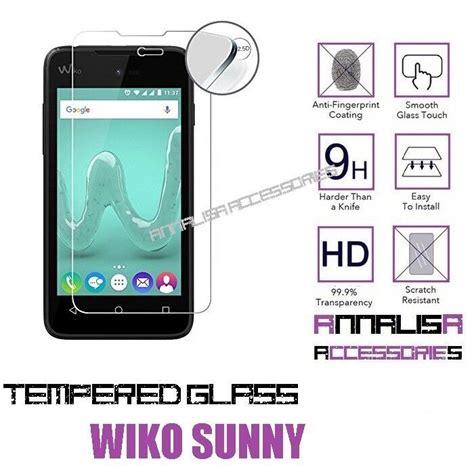 PELLICOLA IN VETRO TEMPERATO PER WIKO SUNNY TEMPERED GLASS SCREEN