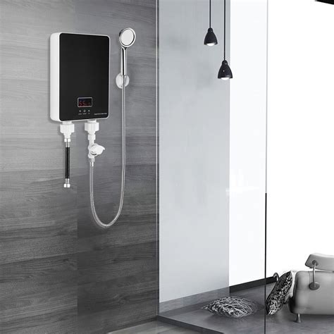 Mini Instant Hot Water Heater Tankless Electric Shower Boiler With Shower Head W Walmart