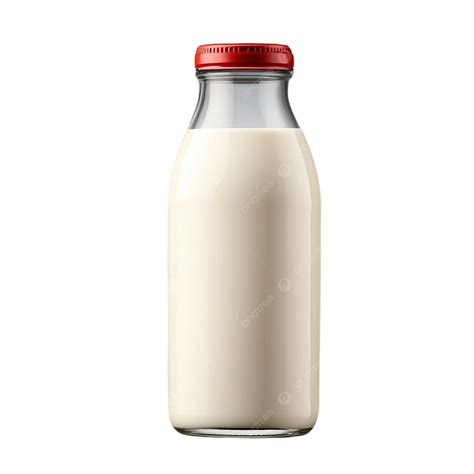 Bottle Of Milk Isolated On White Background Bottle Of Milk Isolated