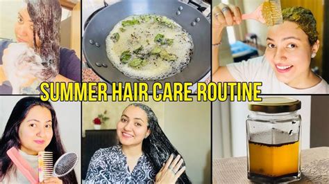 Summer Hair Care Routine 2022 For Long Strong And Shiny Hair Stop Hair Fall Start Growth