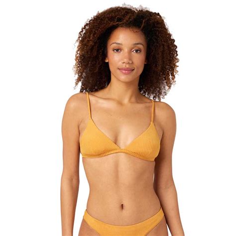 Rip Curl Top Bikini Modern Rib Fixed Triangle Amarillo Dressinn