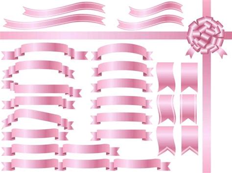 Pink Ribbon Vector Art, Icons, and Graphics for Free Download