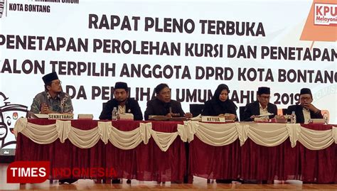 KPU Bontang Tetapkan Caleg Terpilih DPRD Kota Bontang Berikut