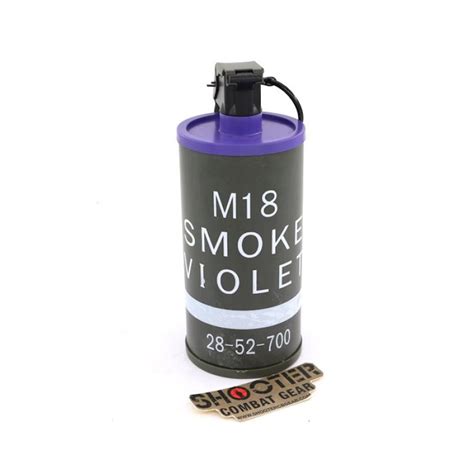 Scg M18 Smoke Grenade Dummy Kit Purple